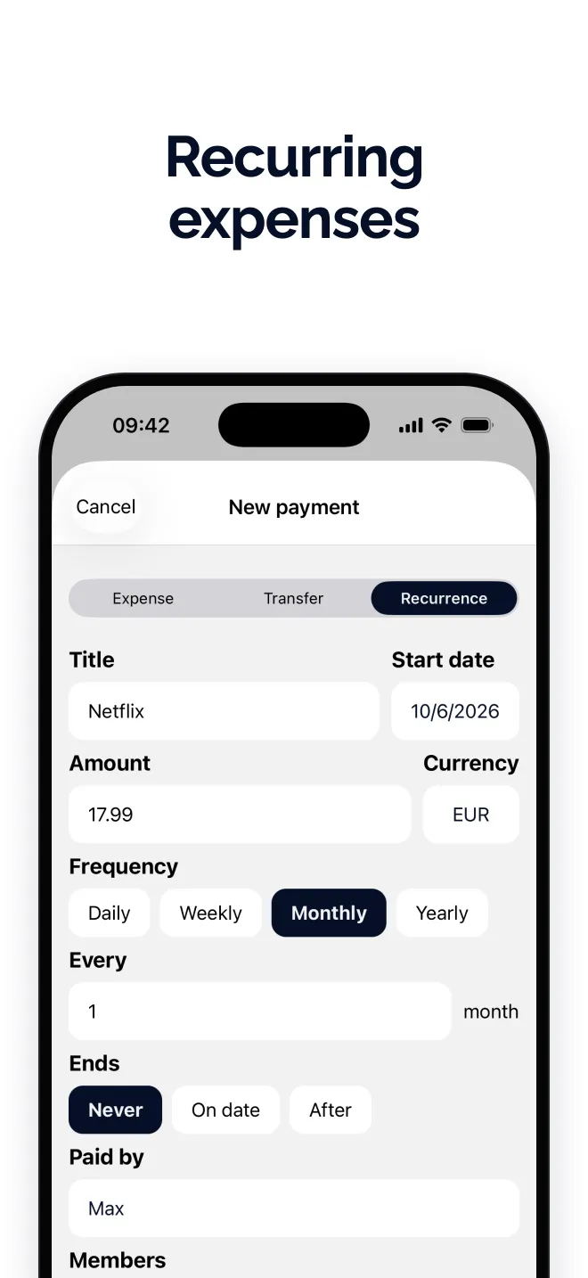 Recurring expenses
